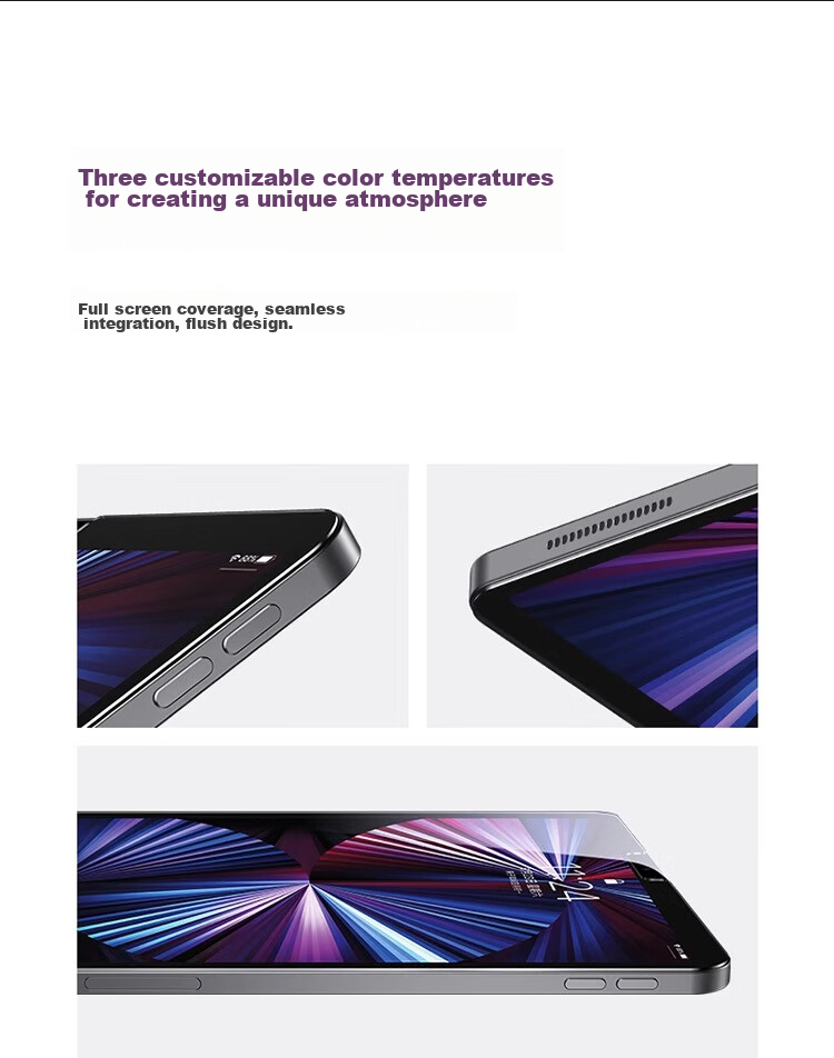 Baseus Tempered Glass Screen Protector for IPad Mini 7 [Full Coverage, Strong Anti-Fingerprint] Compatible with 2024 IPad Mini 7/6-8.3 Inch Models 8