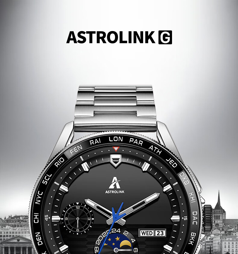 Beidou Astrolink G Blue Hybrid Smart Running Cycling Sports Multifunction HarmonyOS Men's Watch New Arrival 1