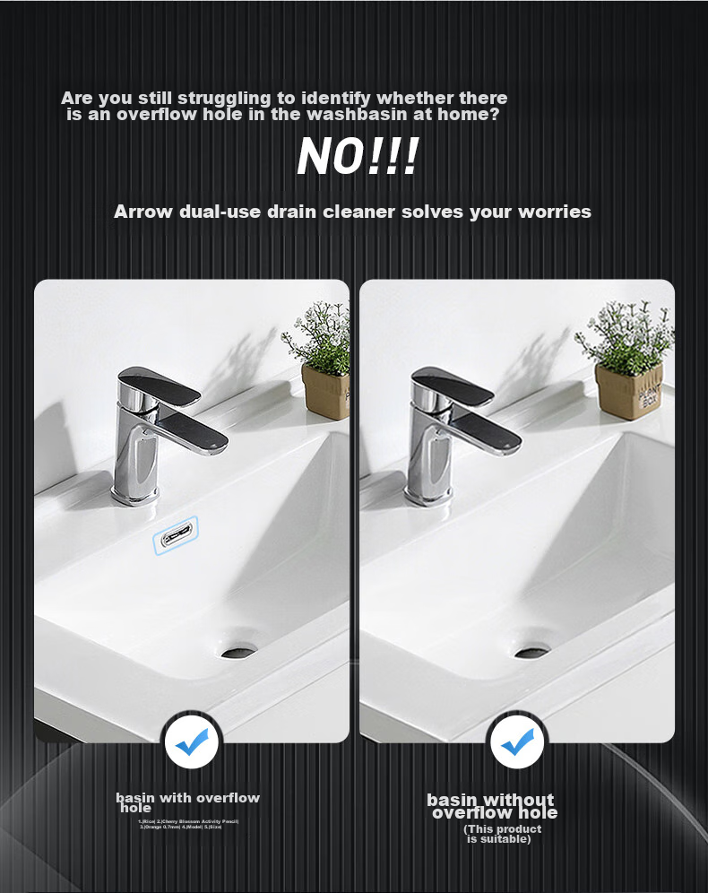 ARROW Sink Drain Pipe Set, Washbasin Drain Kit, Face Basin Drainage System, Sink Drain Pipe, Anti-Odor 3