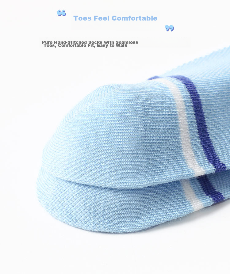 LangSha Children's Socks, Boys' Cotton Mesh Spring And Summer Thin Breathable Baby Mid-Calf Short Socks for Older Kids 20