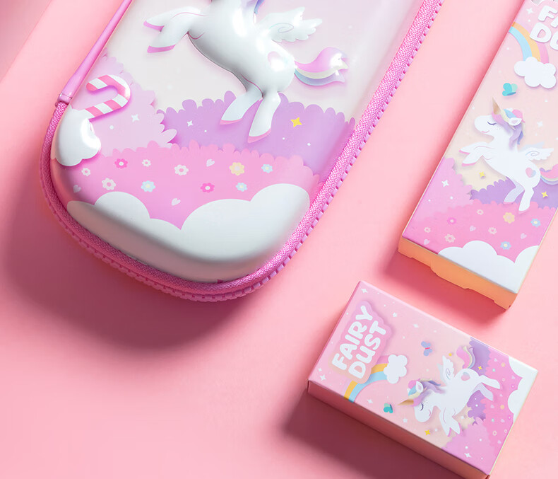 M&G Unicorn Elementary School Stationery Gift Box Set for Ages 7-14, Birthday Present, Little Girl's Gift, School Supplies, Kindergarten Graduation Gift for Girls 11