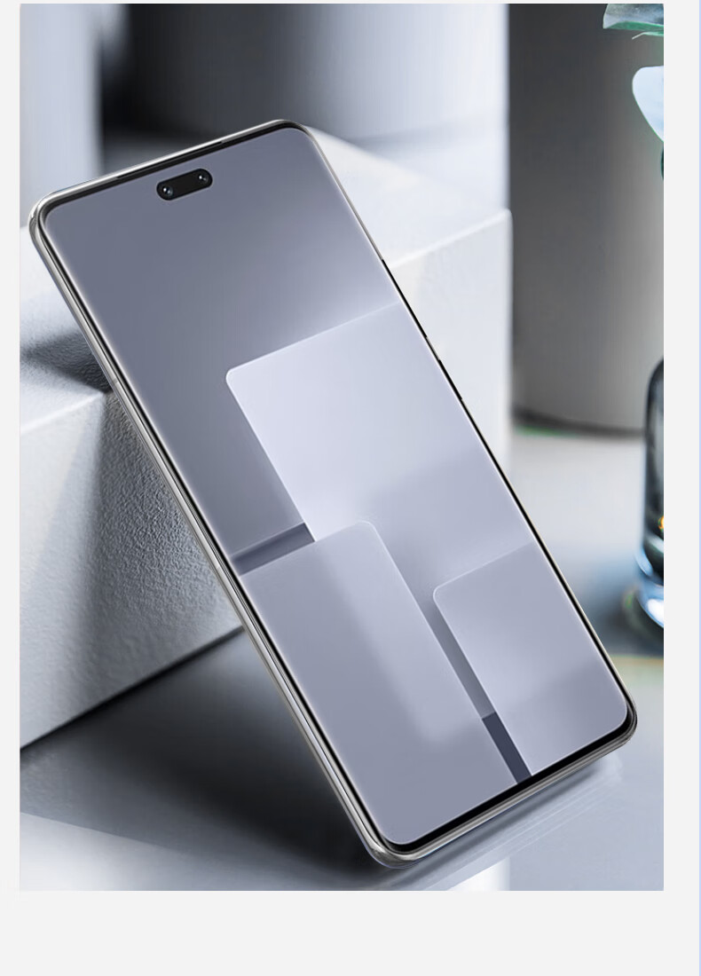 Smorss Tempered Glass Screen Protector for Xiaomi CIVI3, Full Coverage Curved One-Piece Hot-Bent Glass Film for CIVI3 Smartphone 2