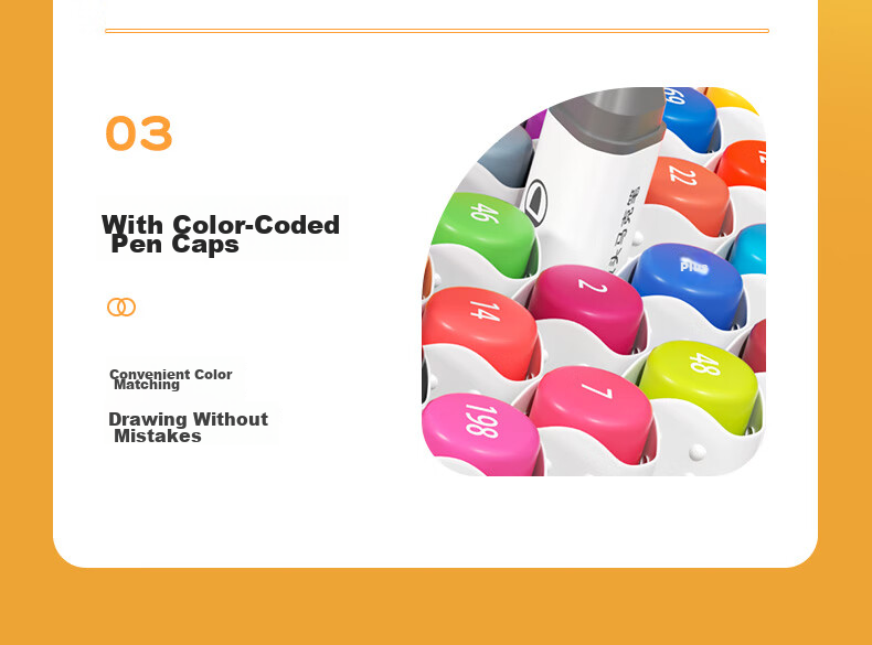 [Lowest Price Online] CHINJOO (CHINJOO) 36-Color Children's Markers, Water-Based Double-Ended Alcohol-Free Student-Specific Watercolor Pens, Washable Drawing Set, Art Sketching Kit 16