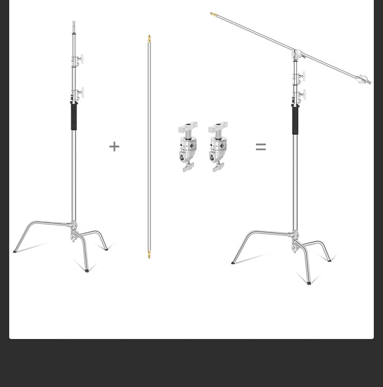 AMBITFUL Photography Magic Leg Light Stand 3.2m Inclined Arm Bracket, Ceiling Light Stand, Professional Studio Equipment, High Load-Bearing Light Stand, Suitable for Flash Lights, Photography Lights, Continuous Lighting, And Live Streaming Lights 19