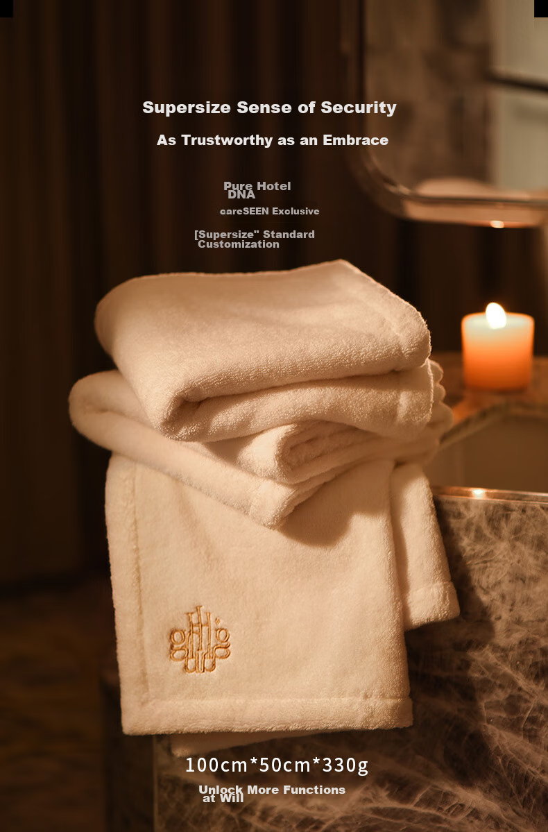 Canasin [Hug Towel] Egyptian Cotton Men's Absorbent Face Towel, Pure Cotton High-End Bath And Sports Towel, 100*50cm 6