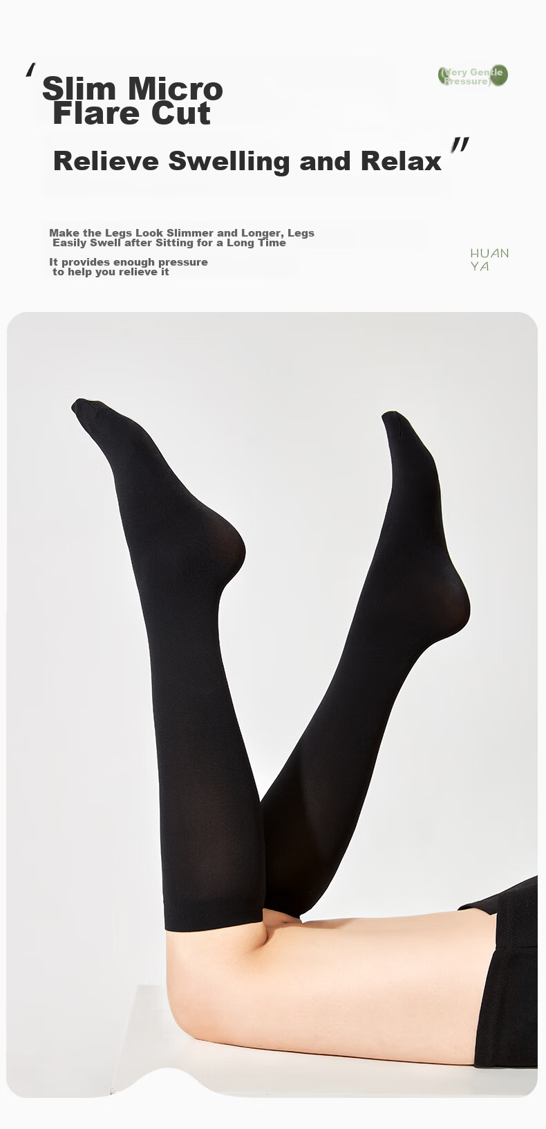 Bonas Women's Socks Mid-Calf Micro-Compression High Socks Japanese Style White Silk JK Sexy Stockings 11