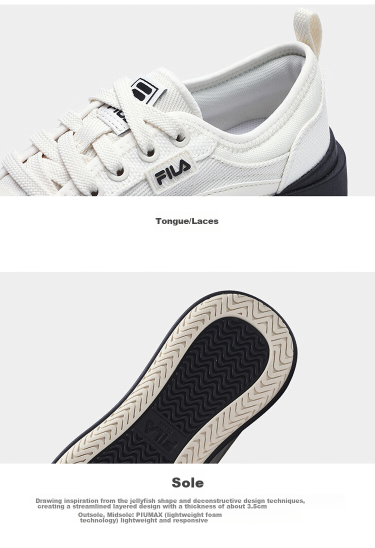 FILAFILA Official Women's Modern Fashion Retro Canvas Casual Shoes 24