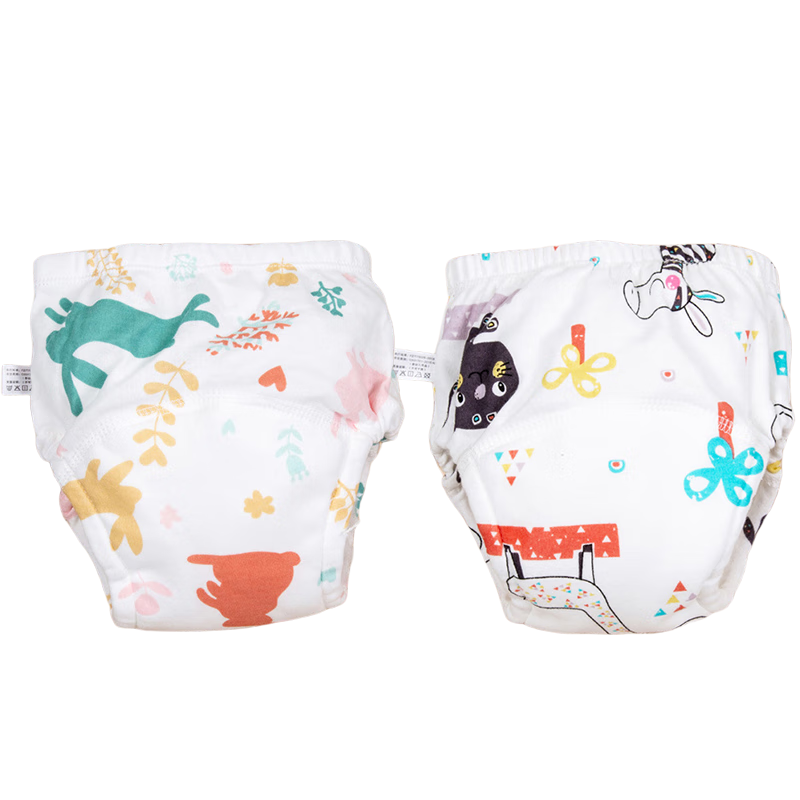 Babyprints [Without Melamine] Training Pants for Boys And Girls, Baby Diapers, Infant Pants, Pure Cotton, Waterproof, Washable, Anti-Leakage Nappies
