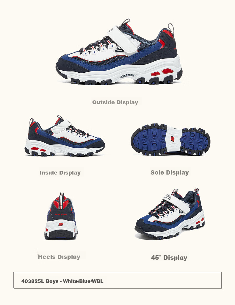Skechers Kids' Self-Owned Milk Tea Bear Children's Shoes Autumn and Winter Girls' Sports Shoes Big Kids' Running Shoes Panda Shoes 302526L 37