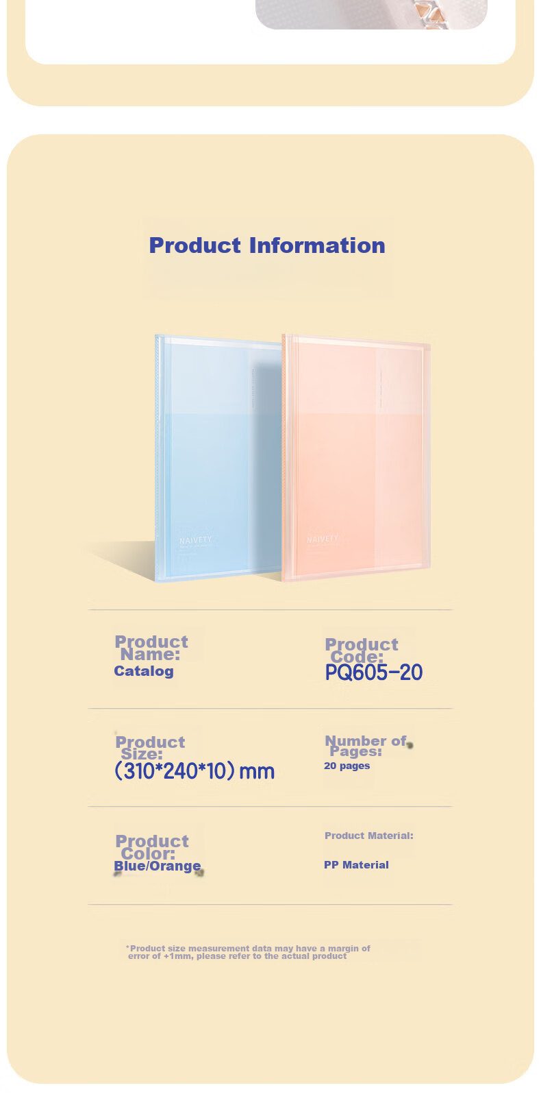 Deli A4/20-Page Document Folder, Exam Paper File Folder with Insert Pockets, Certificate Collection Folder, Pregnancy Check-Up Organizer, Birth Report Holder, Sheet Music Loose-Leaf Pockets, Office And Student PQ605-20 Blue 10