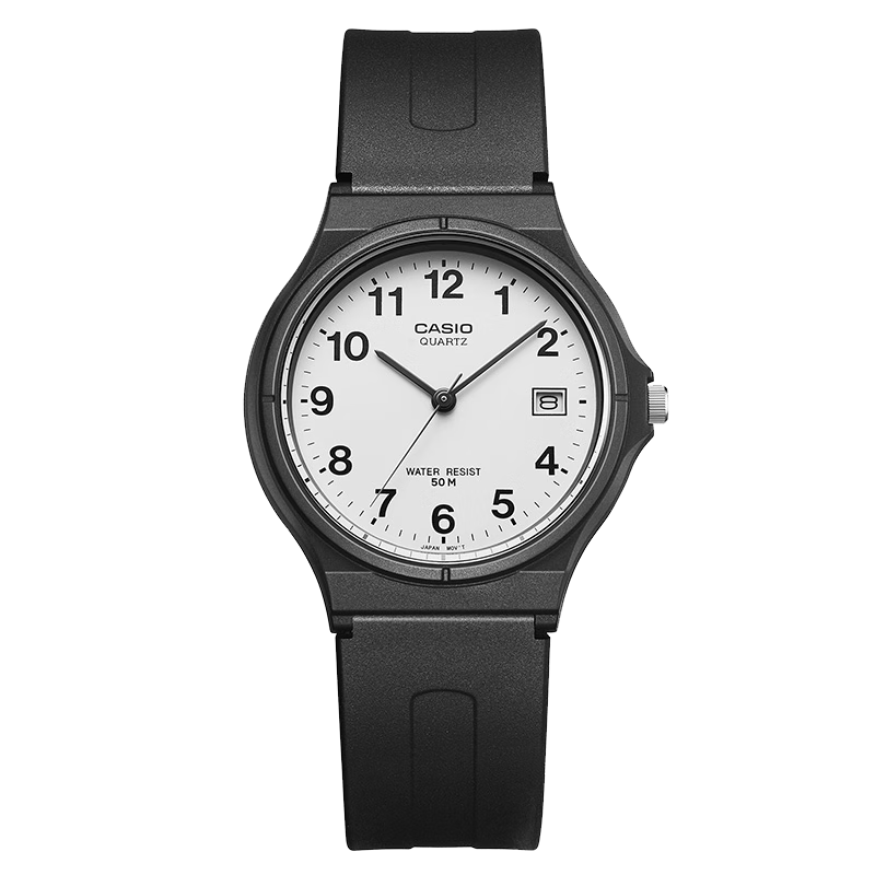 Casio Small Black Watch Unisex Student Civil Servant Exam College Entrance Exam Compatible Quartz Watch MW-59