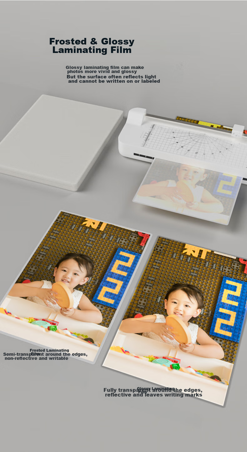 SAILS Frosted Laminating Pouch A3, 8 Mil Thickness, High-Quality Quiet Matte Card Protector, Non-Glaring Laminating Film, 303x426mm, 50 Sheets 6