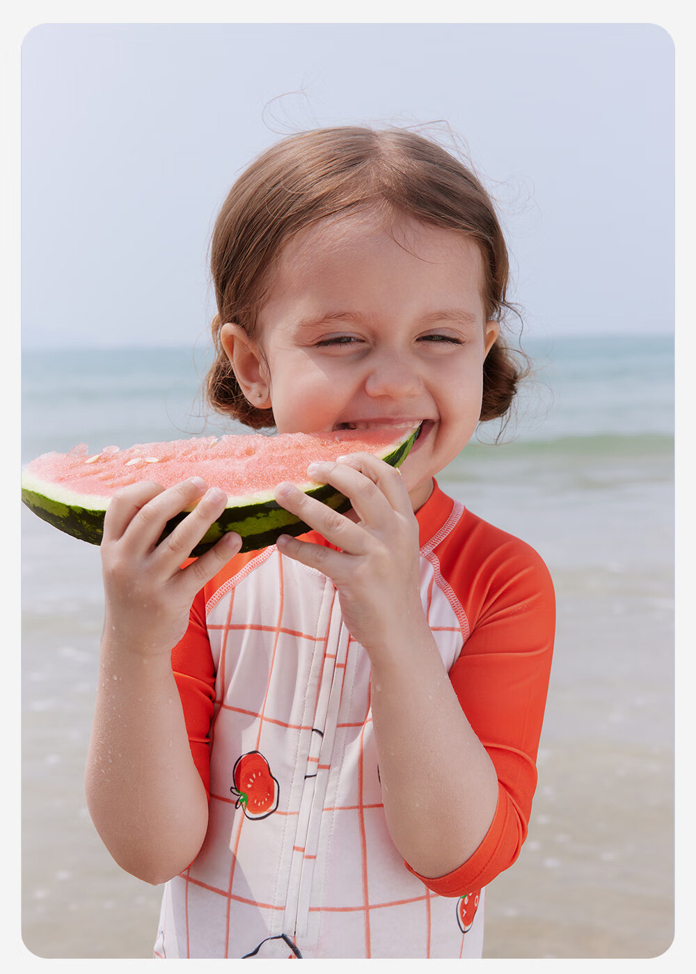 YEEHOO Children's One-Piece Swimsuit, Short-Sleeve Swimwear for Boys And Girls, Hot Spring Bathing Suit, Summer Sun Protection Swimwear, UPF50+ 26