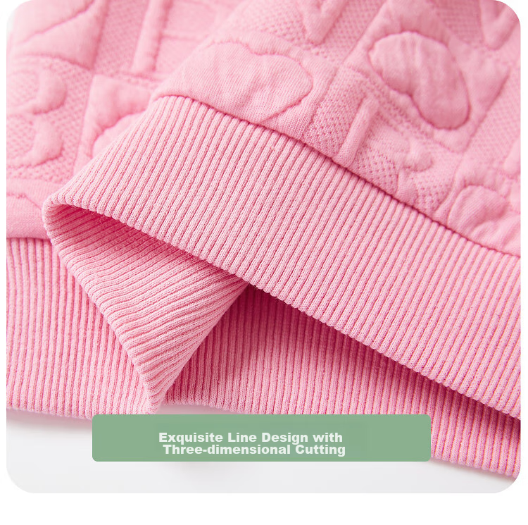 ASK JUNIOR Children's Clothing, Girls' Sweatshirt, Autumn Wear for Older Kids, Casual Fashion Printed Pullover Top, Pink, Size 160 22