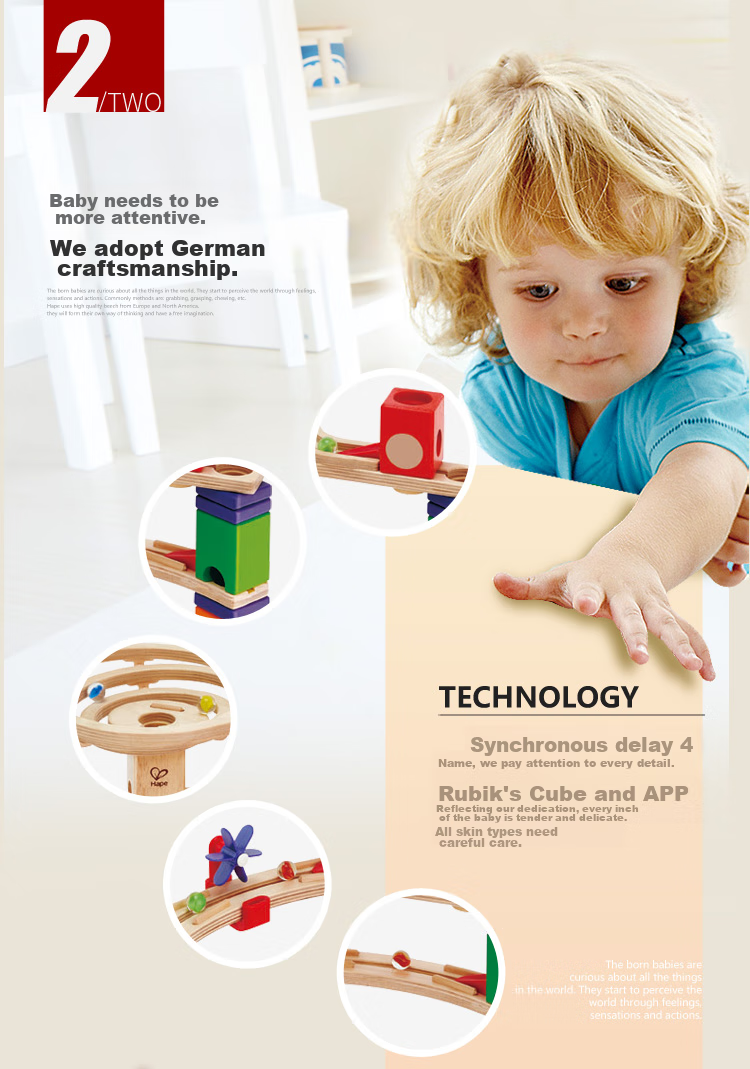 Hape Children's Early Education Toy, DIY Parent-Child Slide Track, Marble Game, Double Spiral Racing Set, Birthday Gift E1100 11