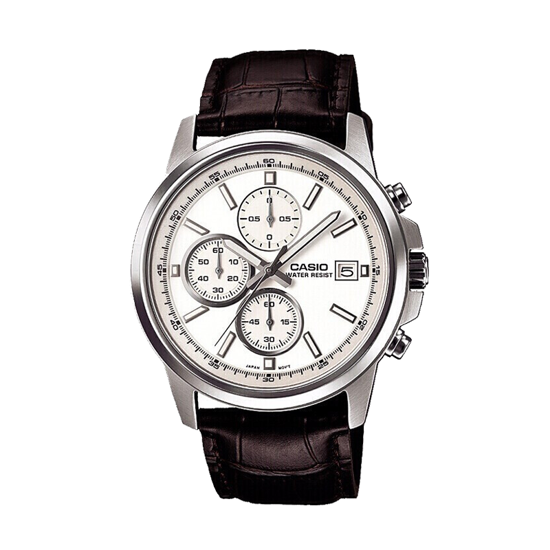 CASIO Men's Watch with Three Dials, Simple Luminous Display, Student Exam Quartz Watch, Gift for Boyfriend MTH-5001L
