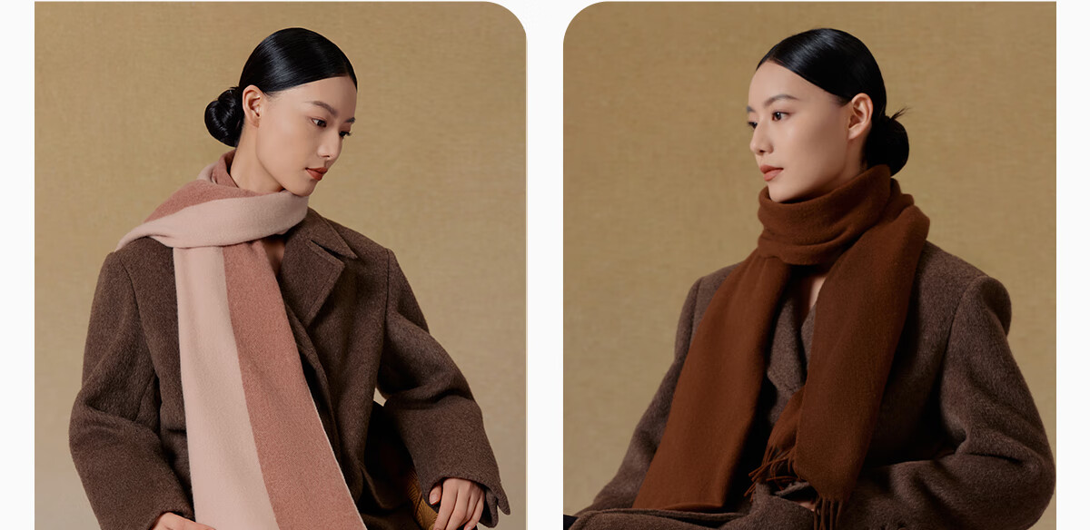 Wanshili Cashmere Scarf, Autumn And Winter Warm Neck Warmer, Fashionable Shawl for Men And Women, Gift for New Year And Holiday Season, Gift Box - Fenghua Ji 10