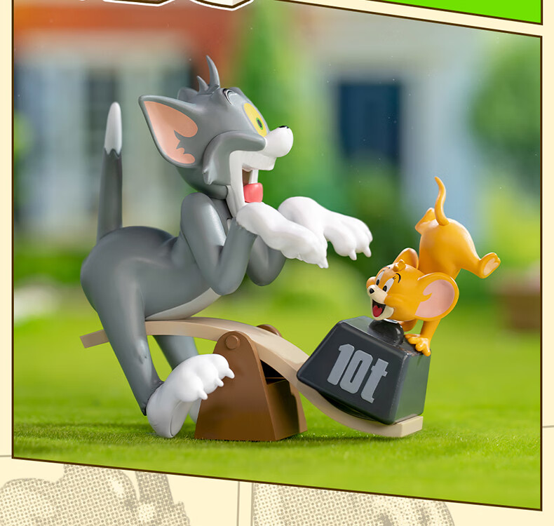 52TOYS TOM&JERRY Cat And Mouse Battle Blind Box Toy Set, 8 Pieces in Total, National Day Gift 14