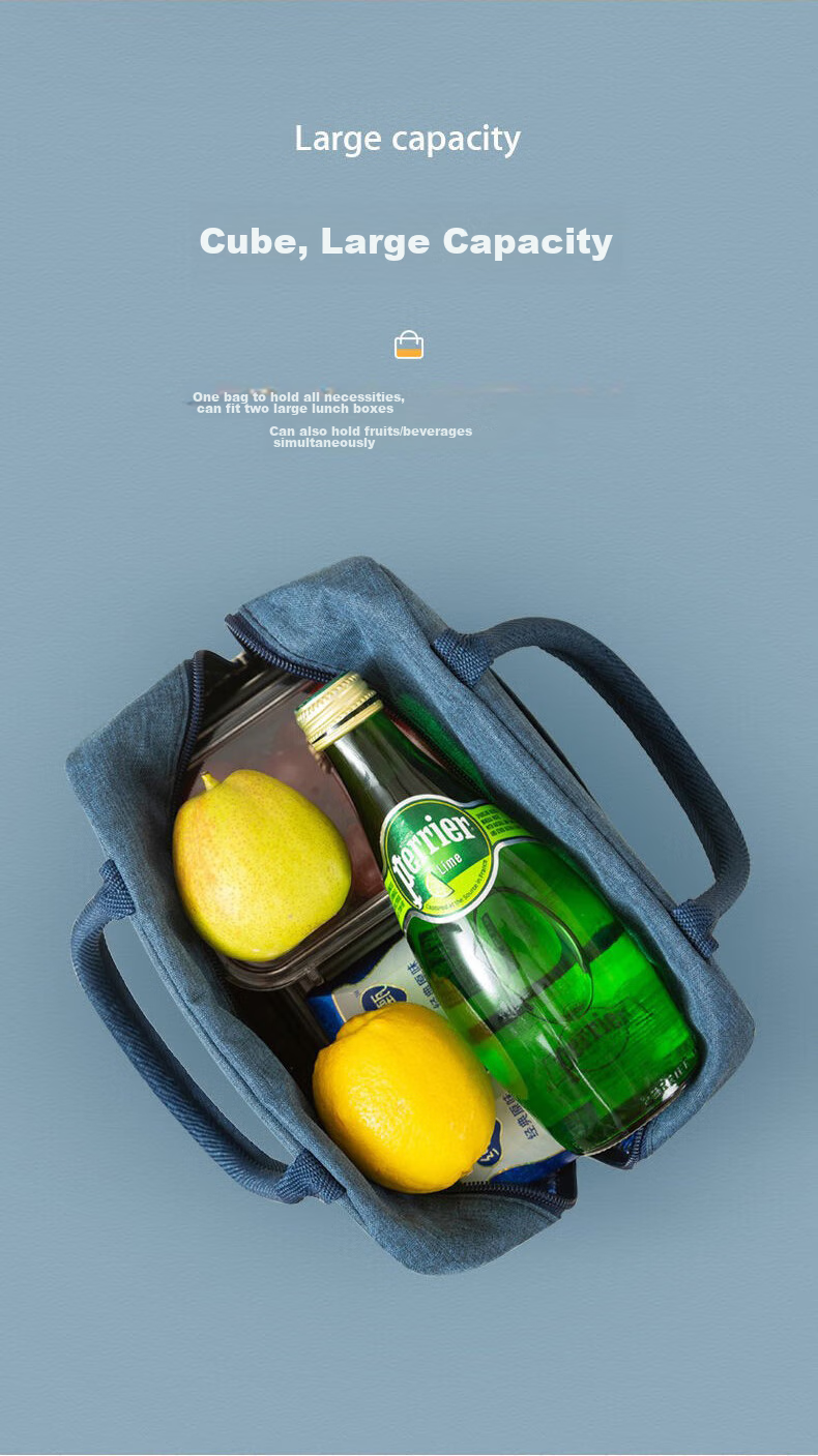 Pomelo Town Insulated Cooler Bag Large Capacity Thermal Lunch Box Cold Storage Car Portable Handheld Outdoor Food Preservation Breast Milk Storage Backpack for Mothers 6.5L 9