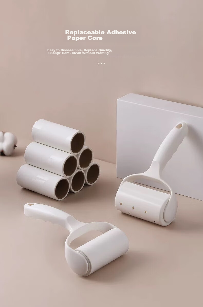 Yagao Long Lint Roller 24cm 7 Rolls 350 Sheets Tear-Off Lint Roller Paper for Clothes, Cat, Dog Hair Cleaning Tool 4