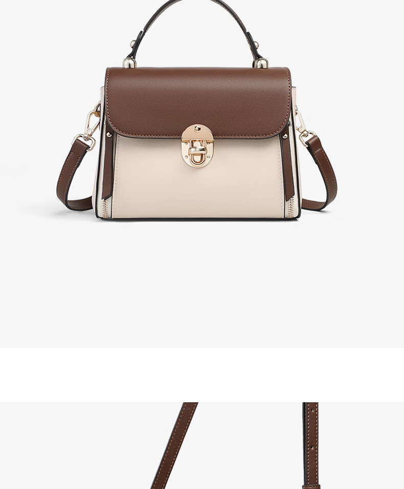 Aiqinghai Leather Handbag, Women's Crossbody Bag, Shoulder Bag, Large Capacity, Practical Birthday And Mother's Day Gift for Mom 7