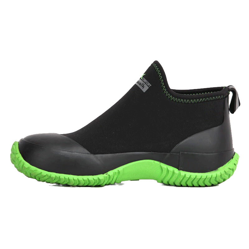 Jolly Walk Water Shoes Rain Boots, Low-Top Waterproof Shoes for Men And Women, Rubber Overshoes, Low-Cut Rain Boots, Green, Size 39