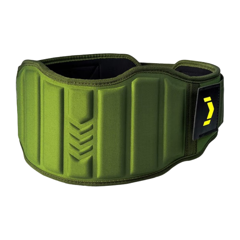 FITTER GEAR Fitness Waist Belt for Men, Deadlift Squat Strength Training Weightlifting Back Support Belt, Advanced Military Green Size L