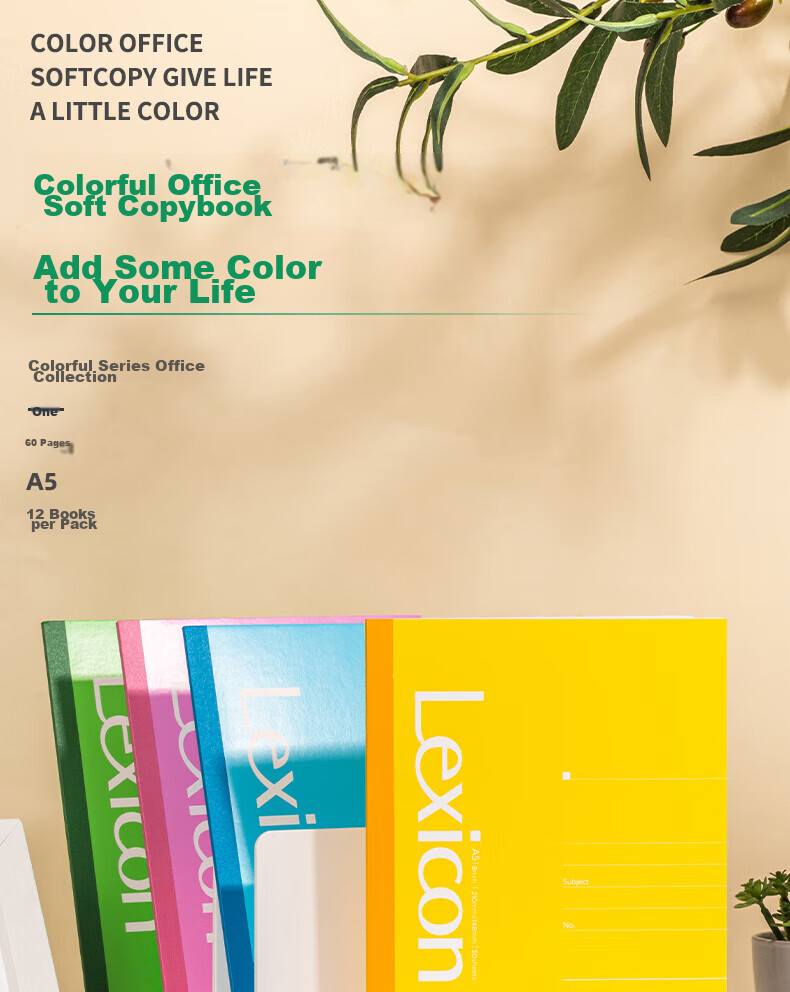 Deli 12 A5 Notebooks, 30 Sheets Each, Wirebound Soft Cover, Memo Pads/work Notebooks/diaries, Stationery Office Supplies, 7667 1