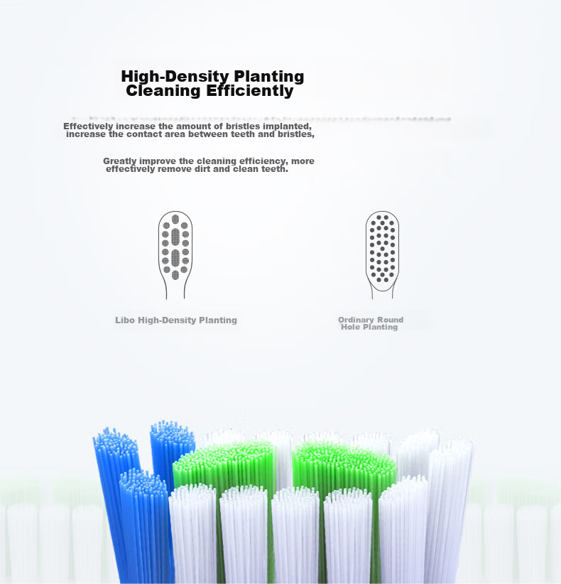 Lebooo Compatible with Youyang/Xingzuan Smart Electric Toothbrush Heads, Original Cleaning Type, White, 2-Pack 2