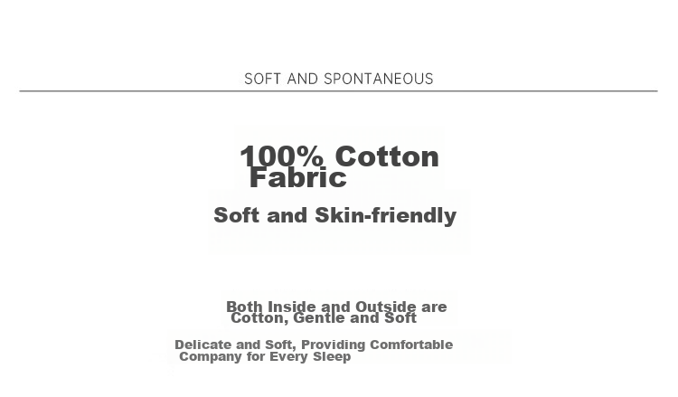 Dohia Pure Cotton Duvet Cover, Single Piece, Double Bed Linen, All-Season Pure Cotton Quilt Cover And Filling Set, for 1.5-Meter Bed, 203*229cm 7