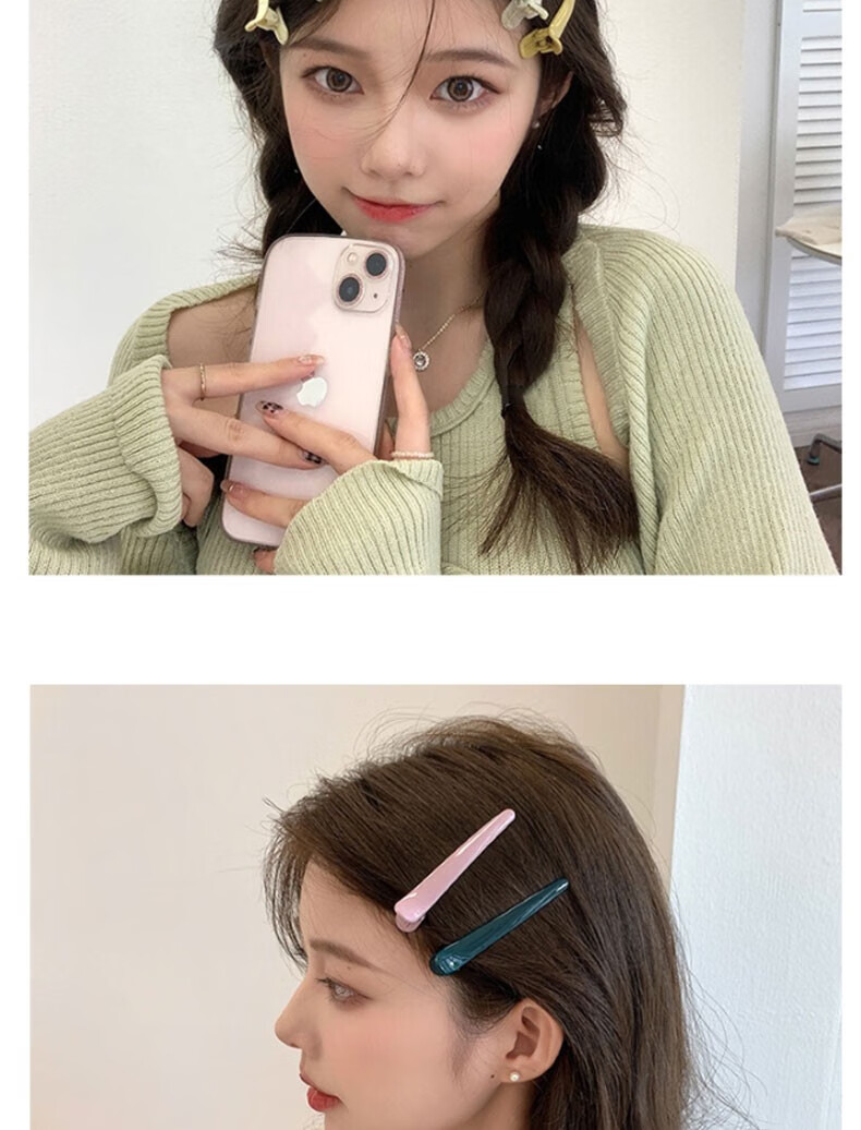 Xiangwan Hair Clips, Set of 10, Candy Colors, Invisible Hairpins, Side Bangs Clips, Duck-Bill Clips, Face-Washing Barrettes, Birthday Gift for Wome 4