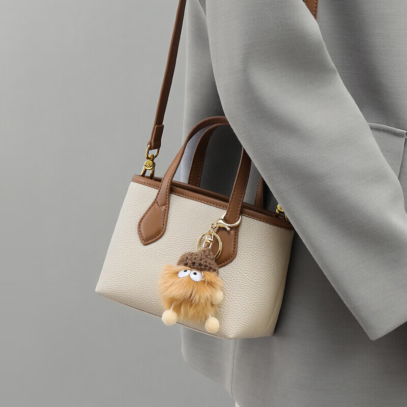 Viney Women's Handbag, Cowhide Bucket Bag, Light Luxury Crossbody Tote Shoulder Bag, Practical Birthday And Mother's Day Gift for Mom