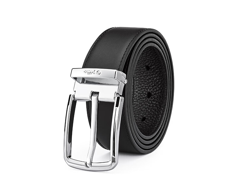 Goldlion Men's Pin Buckle Belt, Business Waistband Gift Box, Fashionable Trouser Belt, Birthday Gift 17