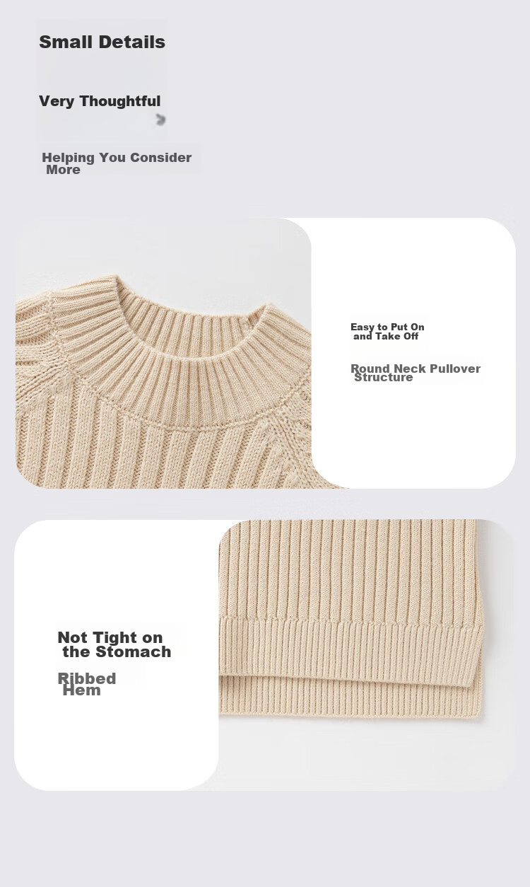 BALABALA Girls' Sweater, Autumn And Winter Children's Knitwear, Warm Pullover Sweater, for Older Children, 208424103001 7