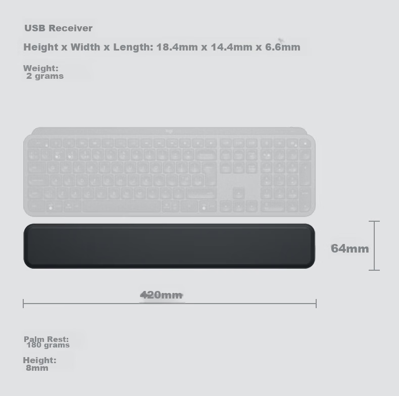 Logitech MX Keys Mini, Simple Wireless Bluetooth, High-End Office Keyboard, Smart, Backlit Fashionable, Ultra-Thin Portable, Rose Pink, 79 Keys 15