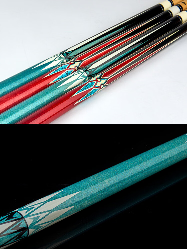 RILEY Pool Cue RMP-1, Chinese 8-Ball American 9-Ball Cue, Big Head Eight-Ball Black Eight Scoring Pool Cue, 12.75 Inches 8