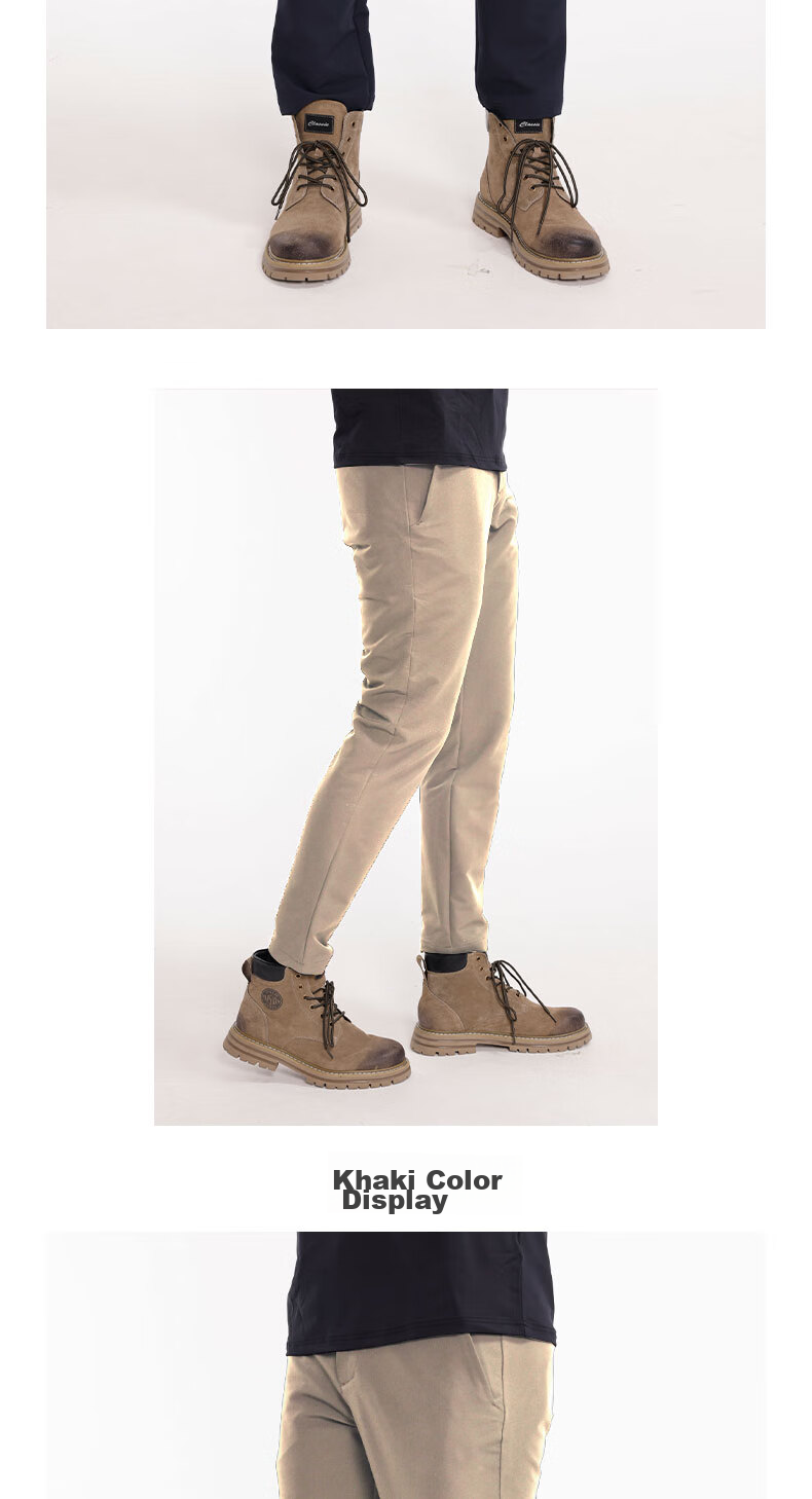 ALPINT MOUNTAIN All-Season Hiking Pants, Men's Breathable Elastic Outdoor Trousers, Lightweight Softshell Pants for Mountaineering And Trekking 10