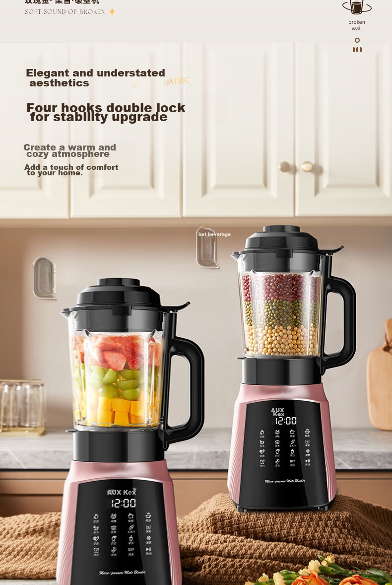 AUX Blender Soundproof Cover, Quiet Noise Reduction, Home Soy Milk Maker, Fully Automatic Food Processor, Multifunctional All-In Machine, Large Capacity Juicer, Dry Bean No-Soak Direct Grinding APD-08AD65 7