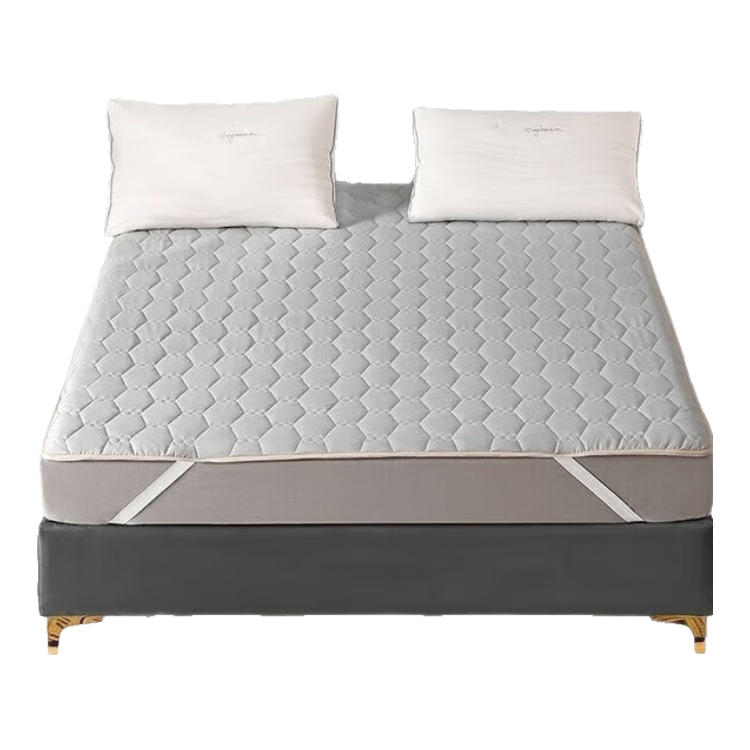Shuixingjiafang Soybean Fiber Mattress Pad, Anti-Bacterial And Anti-Mite Bedding, Suitable for Student Dormitory, Single Or Double Size 1.5x2 Meters