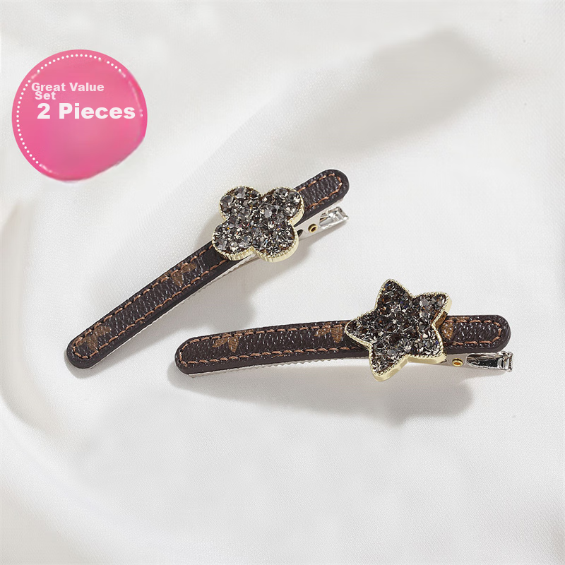 CHIMERA 2 Hair Clips, Clover-Shaped Side Clips, Bangs Clips, Hair Accessories, Hairpins, Women's Mid-Autumn Festival Gift
