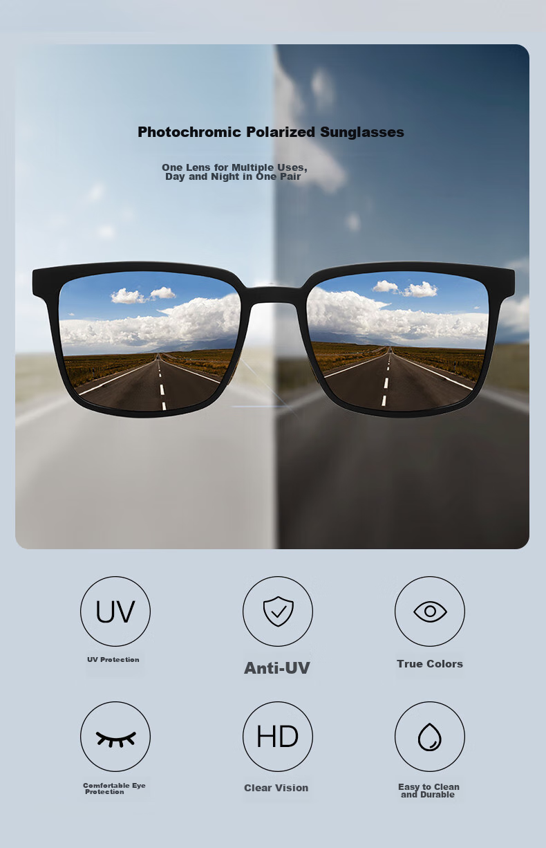 CAPONI Polarized Sunglasses for Men And Women, Driving-Specific UV Protection Anti-Glare Glasses, Face-Slimming Effect 4