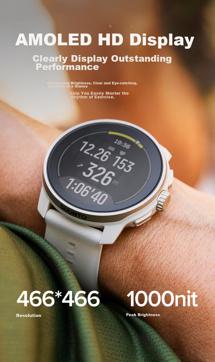 SUUNTO RACE S Lightweight Outdoor Training Wristwatch, Professional Running Smart Watch, Birthday Gift, Vibrant Orange 3