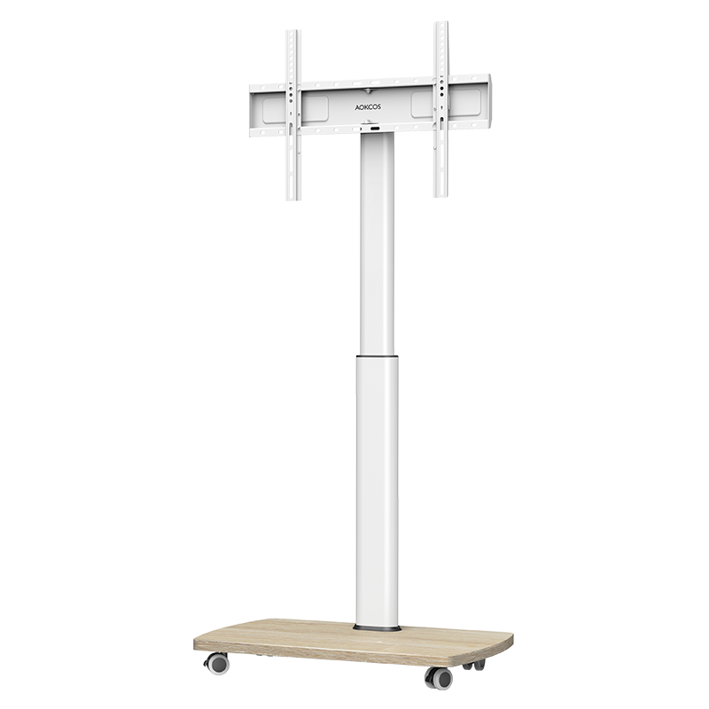 FITUEYES Mobile TV Stand Floor Cart, Universal for 32-65 Inch TVs, No Drilling Required, Movable, Compatible with Multiple TV Brands And Models