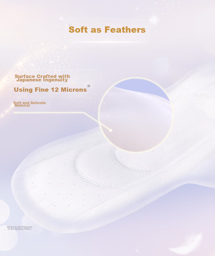 Laurier Kao Zero Touch Feather Cotton Ultra-Thin Winged Nighttime Sanitary Napkins, 35cm, 10 Pieces, Menstrual Pads, Sold by JD 4