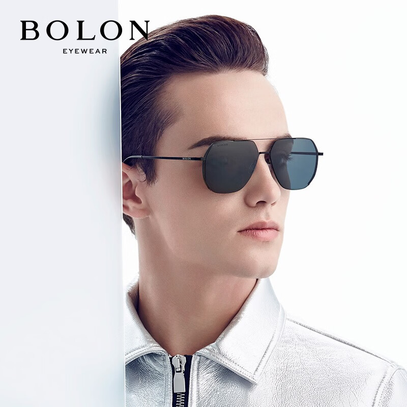 BOLON Sunglasses, Aviator Polarized Sunglasses, Toad-Shaped Glasses, Sun Protection Driving Sunglasses, Trendy, BL8068C10