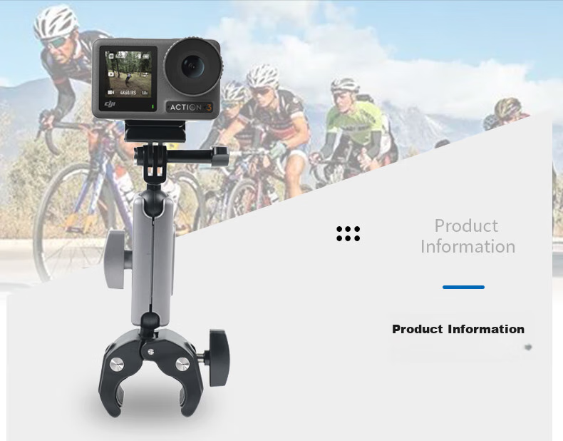 Qiye Head Strap Mount Compatible with DJI Action 4 And Action 5 Pro Accessories, Quick-Release First-Person View Visual Shooting Forehead Vertical Shooting for Lingmou 3 10
