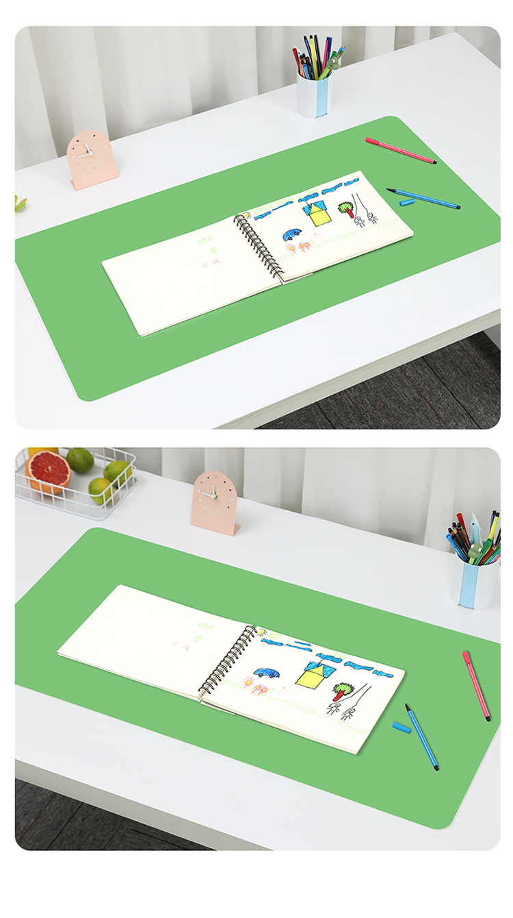 BUBM Desk Mat, Children's Study Pad, Home Student Writing Desk Pad, Computer And Office Desk Mat, Anti-Dirt Mouse Pad, Extra Large Thick, 70*35cm, Pink Small Size 8