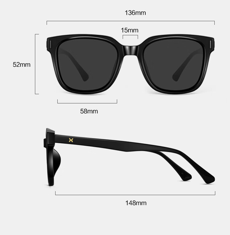 LOHO 2026 New Sunglasses for Women, Square Frame, UV Protection, Fashionable Men's Driving Sunglasses, Anti-UV Eyes LH09638 14
