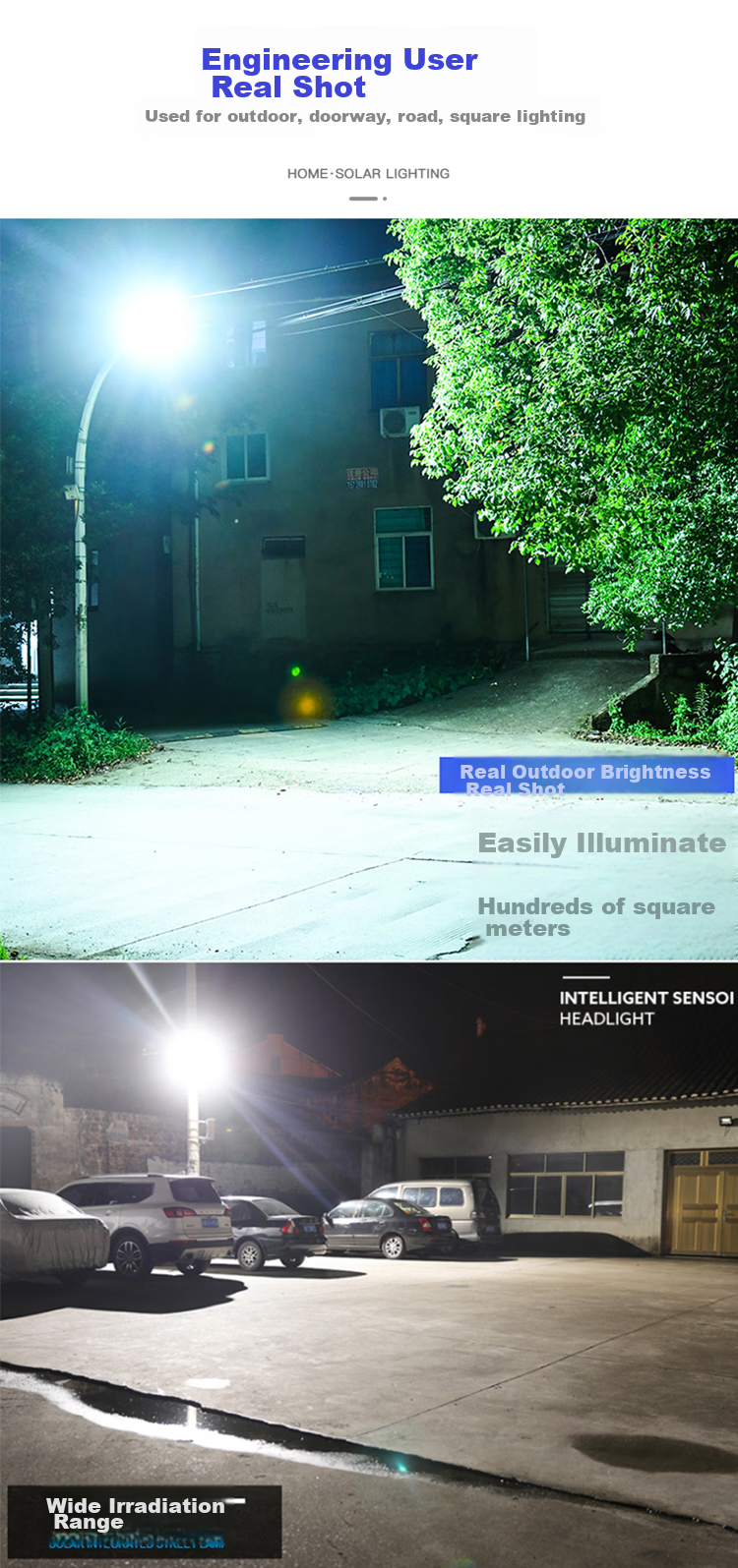 Shufujia Solar Outdoor Lighting, Garden Light, Street Lamp, New Model for Rural And Home Use, Outdoor Waterproof, Ultra-High Power Street Light 7
