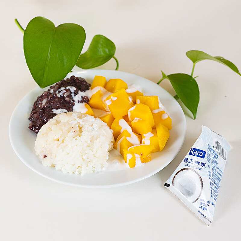 KARA牌醇正浓椰浆65ml*12支 佳乐拒绝添加奶茶店生椰拿铁